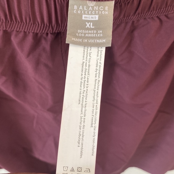 (A54) Balance Collection | Wine Tasting 7'' Carlton Shorts - Men, Size XL, NWT - Picture 8 of 11